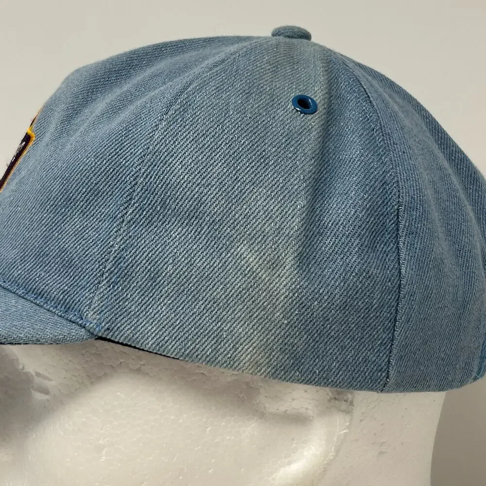 Vintage 90s Crown Royal Country Music Series 93 Hat Baseball Cap Strapback Blue